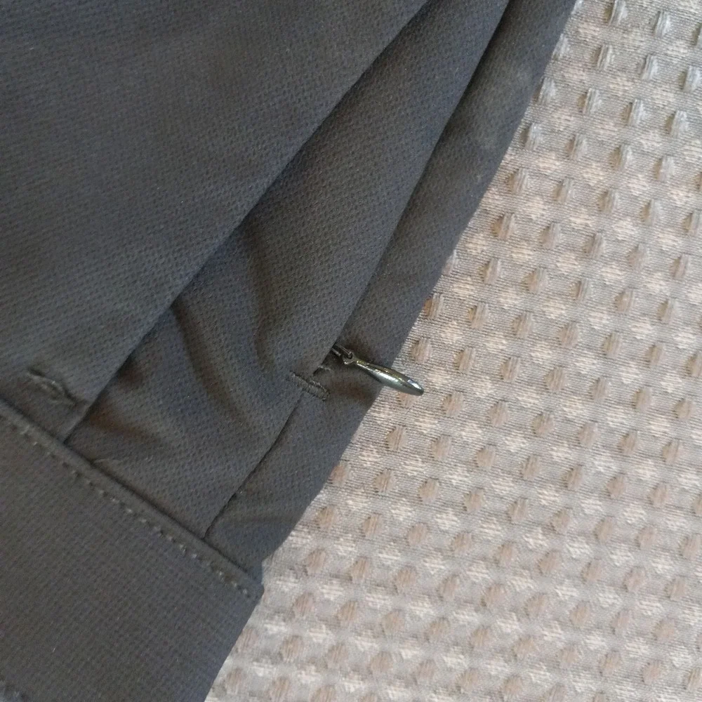 Banana Republic Mens Performance Trousers Black Straight Leg Chino Pants 34x30